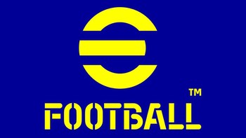 Logo eFootball sekilas mirip logo Euro dengan warna biru dan huruf E. Mungkin sengaja kali ya? (Konami)