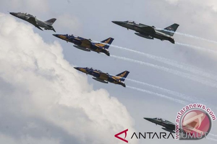 Sebanyak tiga unit pesawat tempur milik TNI AU jenis T-50 Golden Eagle melaksanakan Operasi Panah dan Jelajah Medan di wilayah udara Nusa Tenggara Timur (NTT) selama tiga hari. ANTARA/ist