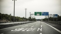 Jembatan Oresund merupakan jalan lintas negara yang menghubungkan antara kota Copenhagen, Denmark dan juga Malmo, Swedia. (Getty Images/iStockphoto/ferrantraite)