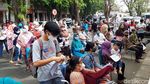 Antusias Pedagang Pasar di Boyolali Ikut Vaksinasi COVID-19