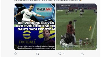 Ada yang pernah main PES pakai kalkun? Foto: dok Internet