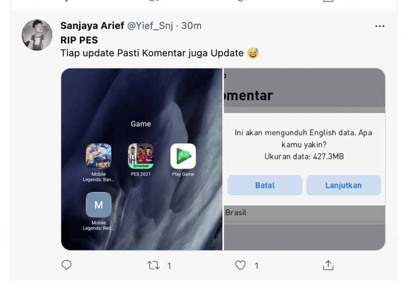 PES Ganti eFootball