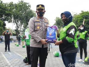 Giliran Ojol di Jombang Jadi Sasaran Penerima Bansos