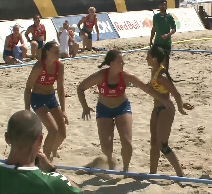 Tim bola tangan putri Norwegia.