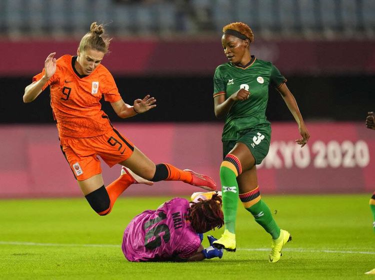 Melihat Aksi Vivianne Miedema Bobol Gawang Zambia