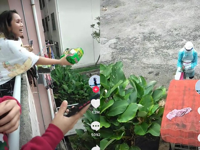 Video viral wanita yang membagi-bagikan hadiah untuk nakes Video viral wanita yang membagi-bagikan hadiah untuk nakes
