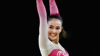 Farah Ann Abdul Hadi. Masih dari cabor gimnastik, Farah mewakili Malaysia di Olimpiade Tokyo.