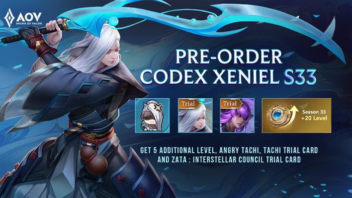 Dapatkan Bonus Super Menarik dari Pre-order Codex Arena of Valor S33
