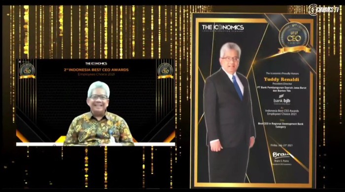 Dirut bank bjb Diganjar Penghargaan CEO Terbaik oleh Iconomics