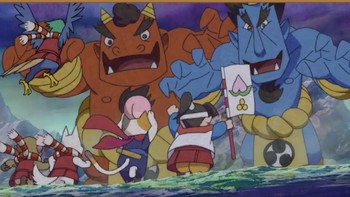 Berperan sebagai Lucky the Calico Ninja Cat yang menjelajahi Doodle Champion Island. Di sana, pemain dapat bergabung dengan tim biru, merah, kuning, atau hijau, yang diwakili oleh Ushi (sapi), Karasu (gagak), Inari (rubah), atau Kappa (kura-kura Jepang).