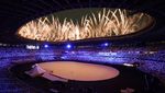 Gemerlap Kembang Api Sambut Pembukaan Olimpiade Tokyo
