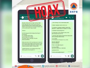 Beredar Donasi Kaos Oblong untuk Nakes di RSD Wisma Atlet, BNPB: Hoax!