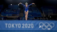 Pesenam Italia lainnya yang ikut latihnan adalah Alice DAmato. AP/Natacha Pisarenko  
