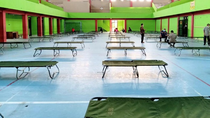 Lokasi Isoman Terpusat di GOR Sarwo Edhie Wibowo