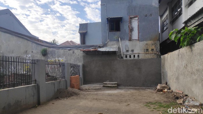 Lokasi rumah tahfidz ditembok di Makassar. (Taufiq/detikcom)