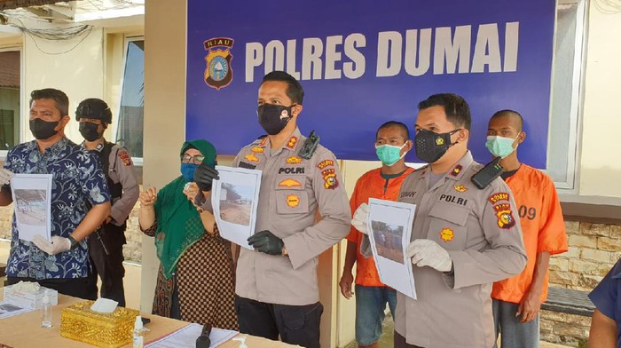 Polres Dumai amankan 4 pelaku pembalakan liar