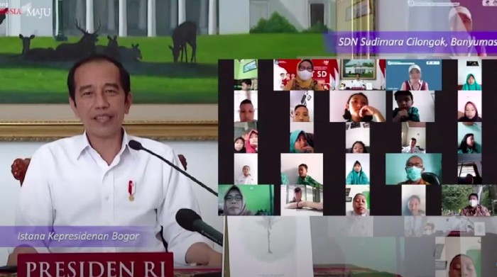Presiden Joko Widodo di Perayaan Hari Anak Nasional 2021