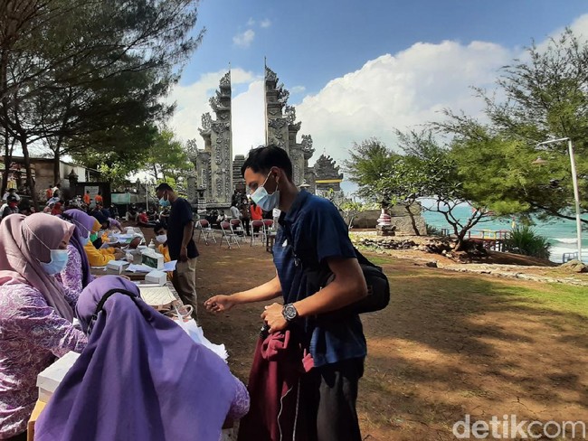 Vaksinasi di Tempat Wisata Kece