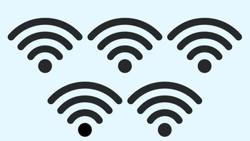 Coba cari simbol WiFi yang paling berbeda. Foto: dok Brightsight