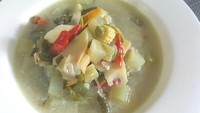 Sayur lodeh ini terasa nikmat dengan tambahan rebung Jawa. Isian lainnya potongan labu siam, jagung muda, dan kacang panjang. Nikmatnya sayur lodeh ini bisa kamu buat dengan resep berikut. Foto: detikfood 