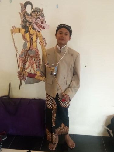 Gabriel Sanata Putra yang sukses menjadi dalang cilik.