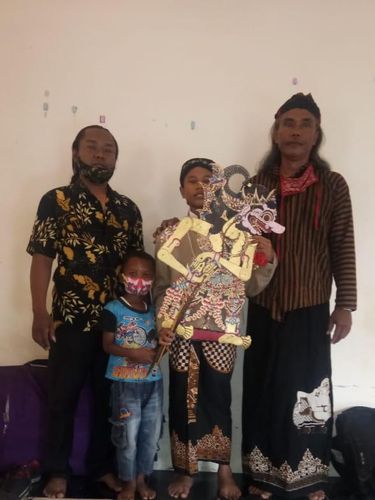 Gabriel Sanata Putra yang sukses menjadi dalang cilik.