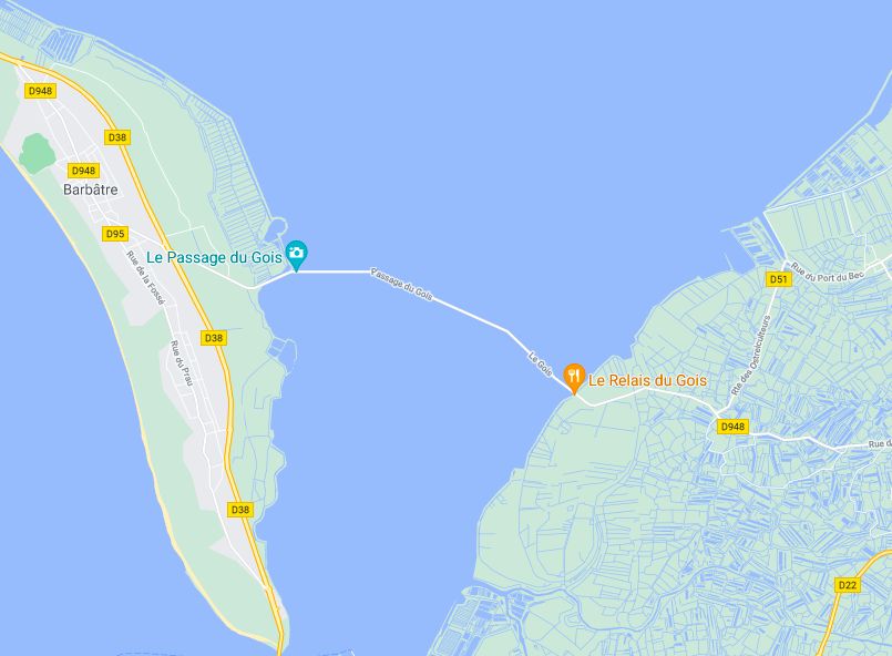 Jalan Passage du Gois cuma bisa dilintasi 2 kali sehari
