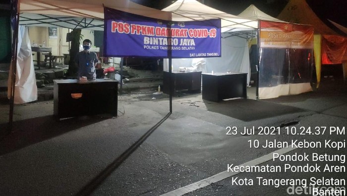 Ombudsman menemukan Posko PPKM di Tangsel kosong petugas