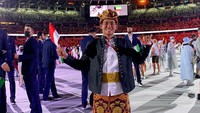 Rio Waida sudah menarik perhatian sejak upacara pembukaan Olimpiade Tokyo 2020. Foto: dok. Instagram/@riowaida_