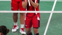 Kemenangan ini mengantarkan Greysia/Apriyani berada di posisi pertama di Grup A.