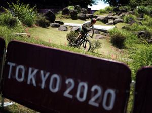 Begini Keseriusan Atlet Saat Latihan di Trek Sepeda MTB