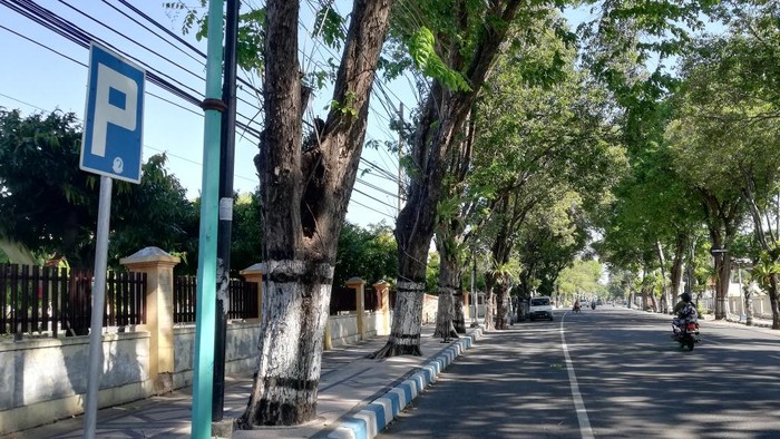 Jalan KH Wachid Hasyim dan Jalan Niaga, kawasan alun-alun pasuruan