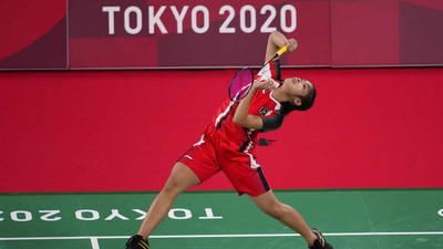 Melihat Aksi Gregoria Tumbangkan Lawan di Olimpiade Tokyo