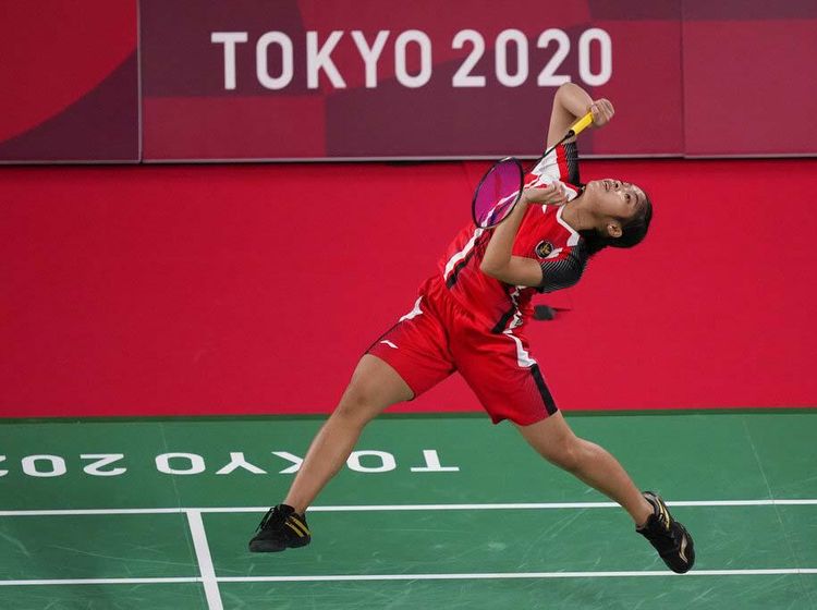 Melihat Aksi Gregoria Tumbangkan Lawan di Olimpiade Tokyo