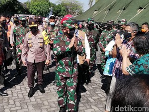 Cek Isolasi dan Vaksinasi Corona di Donohudan, Ini Pesan Panglima TNI