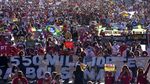 Potret Kerumunan Demo Menuntut Presiden Brasil Mundur