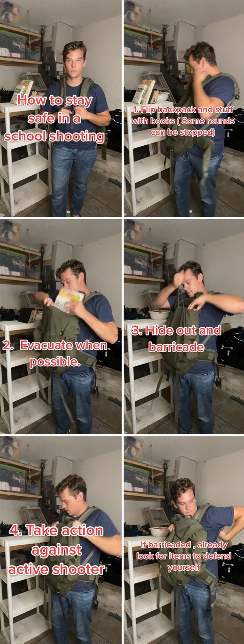 Tips menyelamatkan diri dalam situasi bahaya.