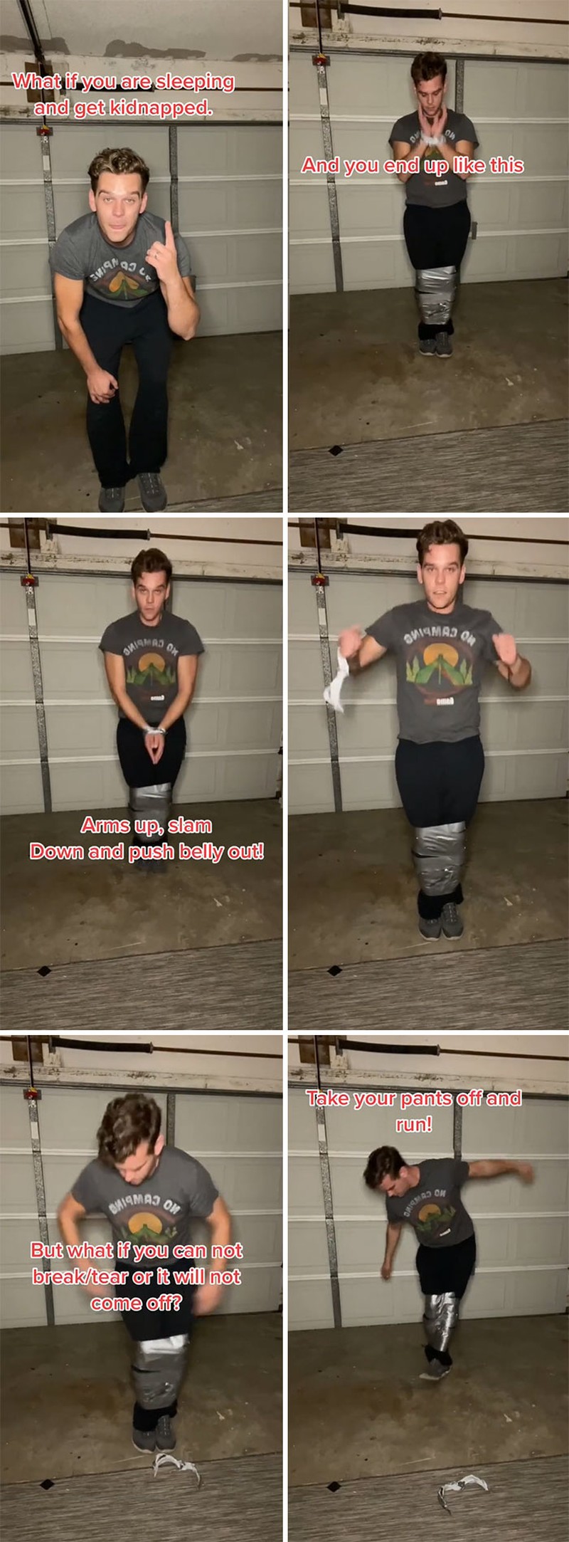 Tips menyelamatkan diri dalam situasi bahaya.