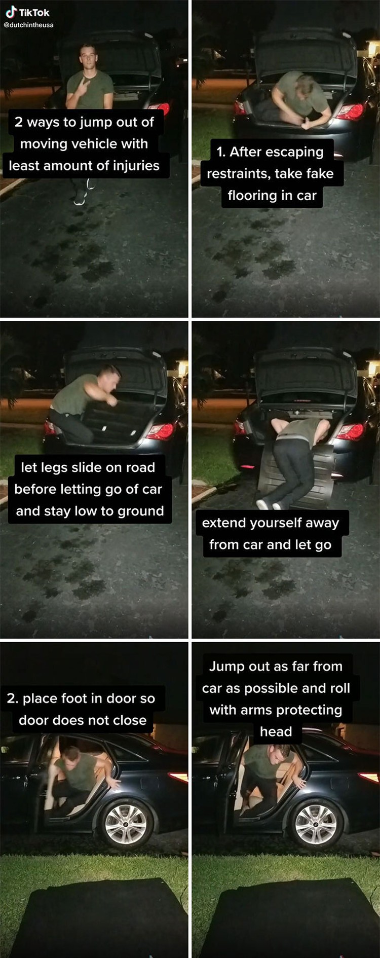 Tips menyelamatkan diri dalam situasi bahaya.