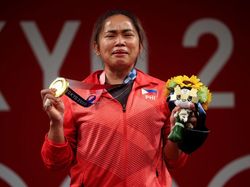 Ekspresi Haru Penyumbang Medali Emas Pertama untuk Filipina