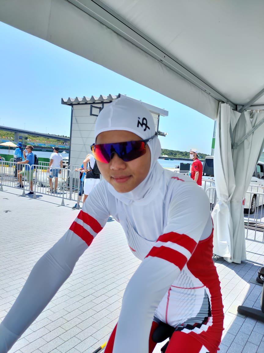 Atlet Dayung Rowing Melani Putri.