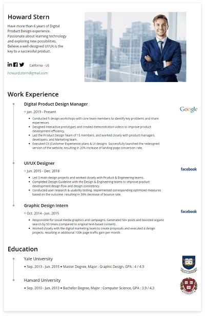 Contoh Daftar Riwayat Hidup