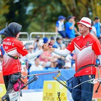 Sebelum pergi ke Tokyo untuk mengharumkan nama bangsa, Diananda telah meminta dukungan dari masyarakat Indonesia. Dalam momen pengukuhan Olimpiade Tokyo 2020 yang digelar virtual, ia sempat mengungkap isi hati dan menangis ketika mendengar lagu Padamu Negeri. Foto: Instagram @dianandach