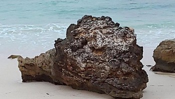 Batu ini terlihat seperti kepala naga. Foto: Brightside