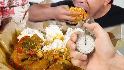 Ngakak! Begini Jadinya Kalau Makan di Warteg Dibatasi 20 Menit