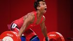 Momen Lifter Deni Gagal Rebut Medali di Olimpiade Tokyo 2020