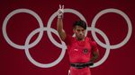 Momen Lifter Deni Gagal Rebut Medali di Olimpiade Tokyo 2020