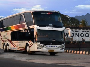 Kisah PO Sinar Jaya Bawa 1 Penumpang dari Jakarta ke Surabaya