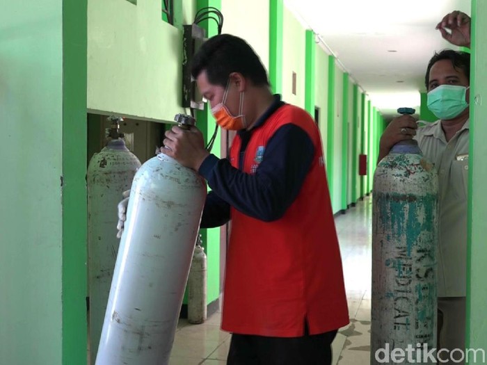 Suplai oksigen sudah datang ke RSUD dr Mochamad Saleh, Kota Probolinggo. IGD kembali menerima pasien yang membutuhkan oksigen.