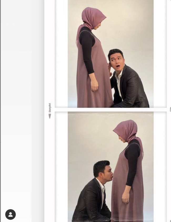 Kini wanita yang akrab disapa Bilih ini tengah mengandung anak kedua Aldi Taher. Sebelumnya dari pernikahan dengan Georgia Aisyah, Aldi telah dikaruniai seorang anak perempuan. Foto: Instagram